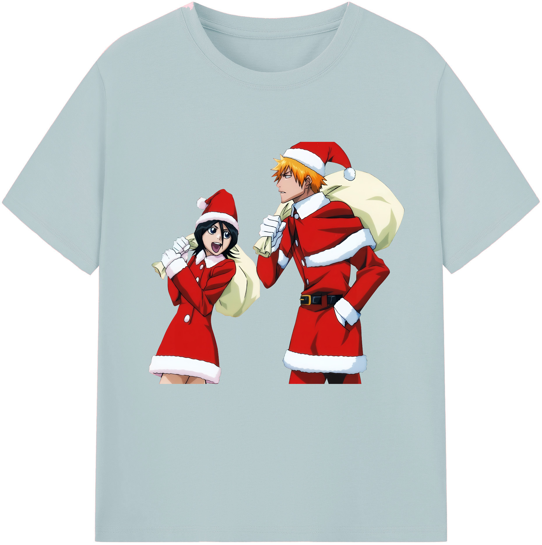 （画像用） ブリーチ 朽木ルキア BLEACH Kuchiki Rukia 綿100％半袖Tシャツ（フロントプリント）